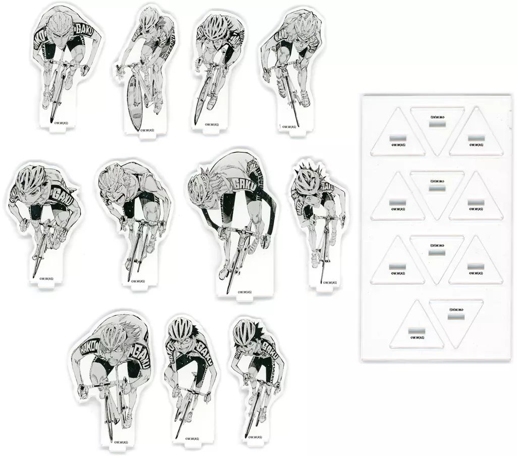アクリルスタンド アクリルパネル 箱根学園 アクリルスタンド11種セット 連載15周年突破記念 超!弱虫ペダル展 に巨大御堂筋くんを召喚しよう!! クラウドファンディング返礼品