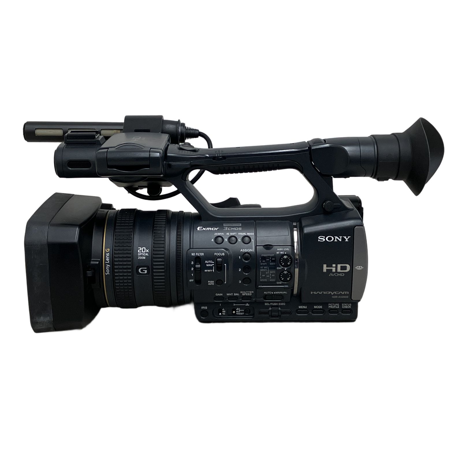 【ジャンク】Sony HDR-AX2000 業務用ビデオカメラ 本体 SONY HDR-AX2000 デジタルHDビデオカメラ レコーダー ジャンク