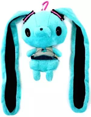 中古】財布・パスケース(キャラクター) 汎用緑初音型うさぎ 初音ミク型