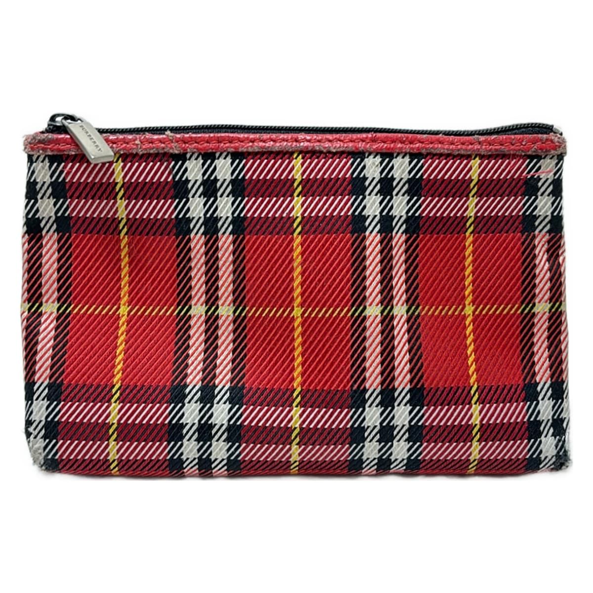 Burberry LONDON(バーバリーロンドン) ポーチ - レッド×イエロー