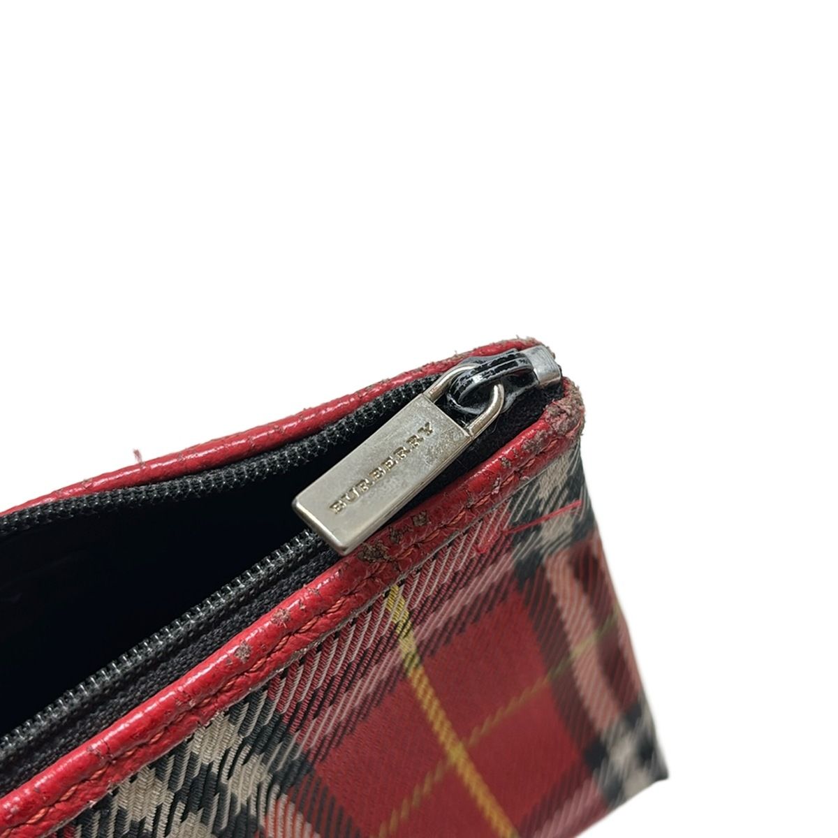Burberry LONDON(バーバリーロンドン) ポーチ - レッド×イエロー