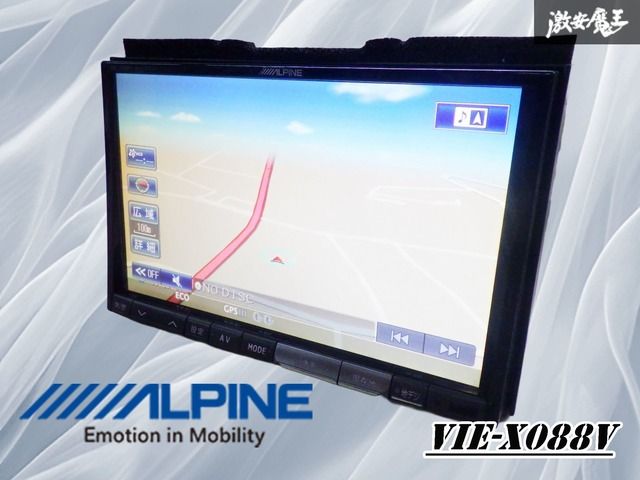 アルパインカーナビゲーションシステム VIE-X088V 地図データ:2014