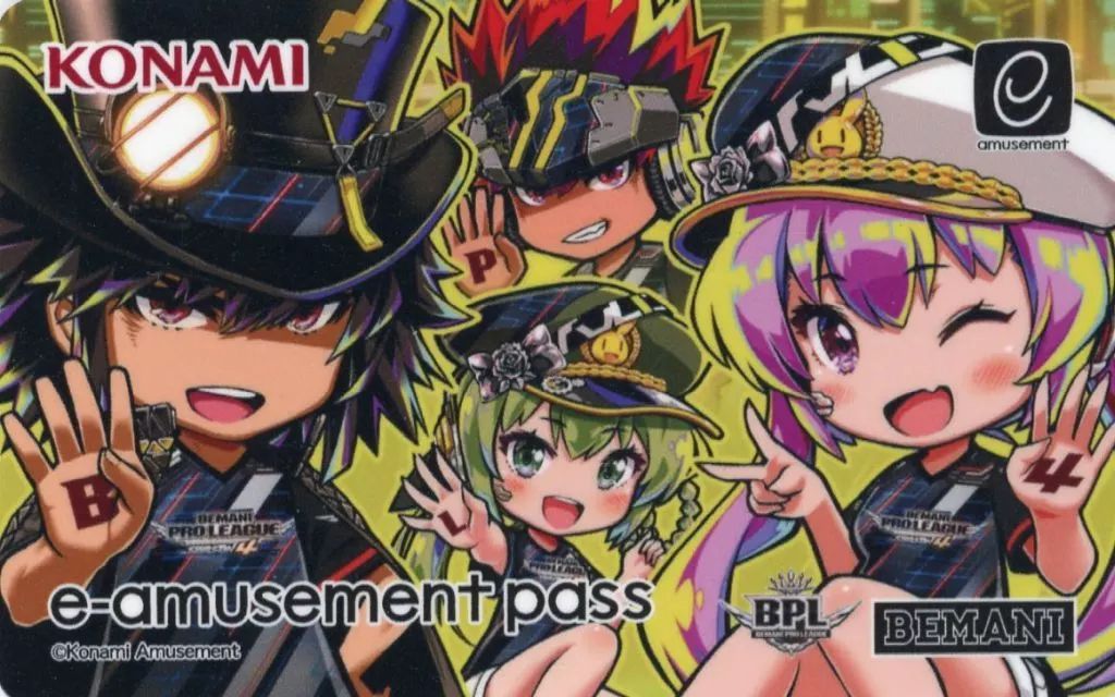 中古】キャラカード 集合(BPL4) e-AMUSEMENT passカード 「beatmania