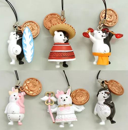 中古】ストラップ(キャラクター) 全6種セット 「スーパーダンガン 