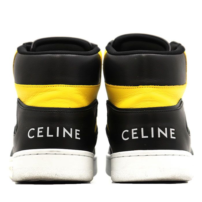 SALE【極美品】CELINE セリーヌ スニーカー レザー ハイカット CT-01