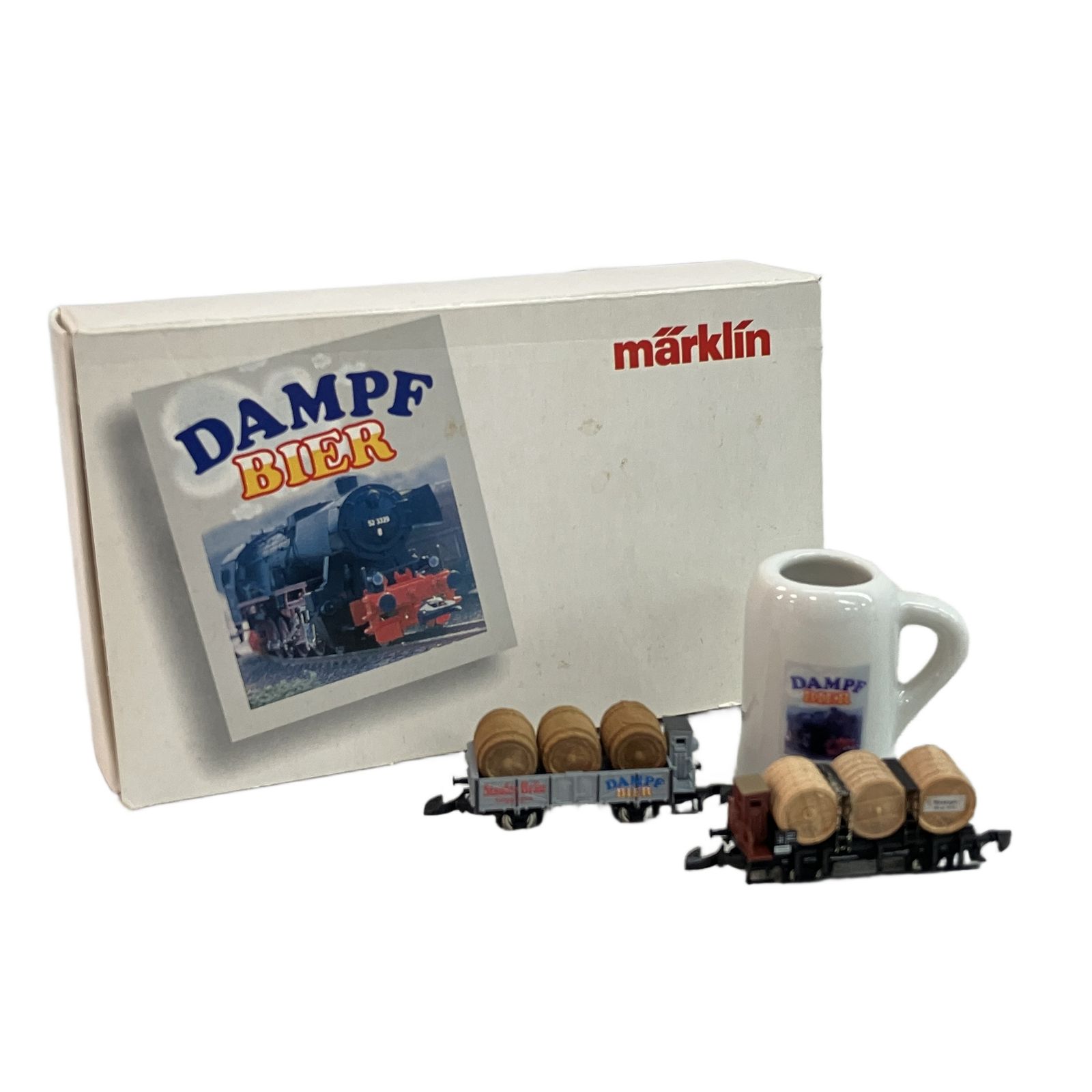 marklin mini club 82173 ワイン樽 DAMPF BIER ビアカップ付 貨車 2両