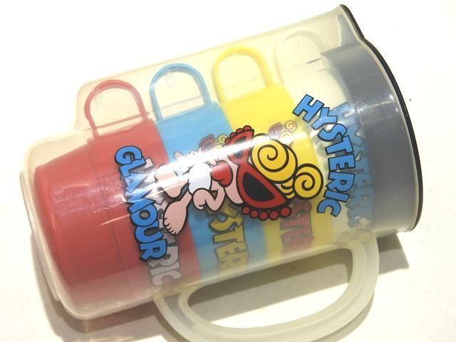 美品 ヒステリックミニ スタッキング コップ 4個セット ◇ 4色