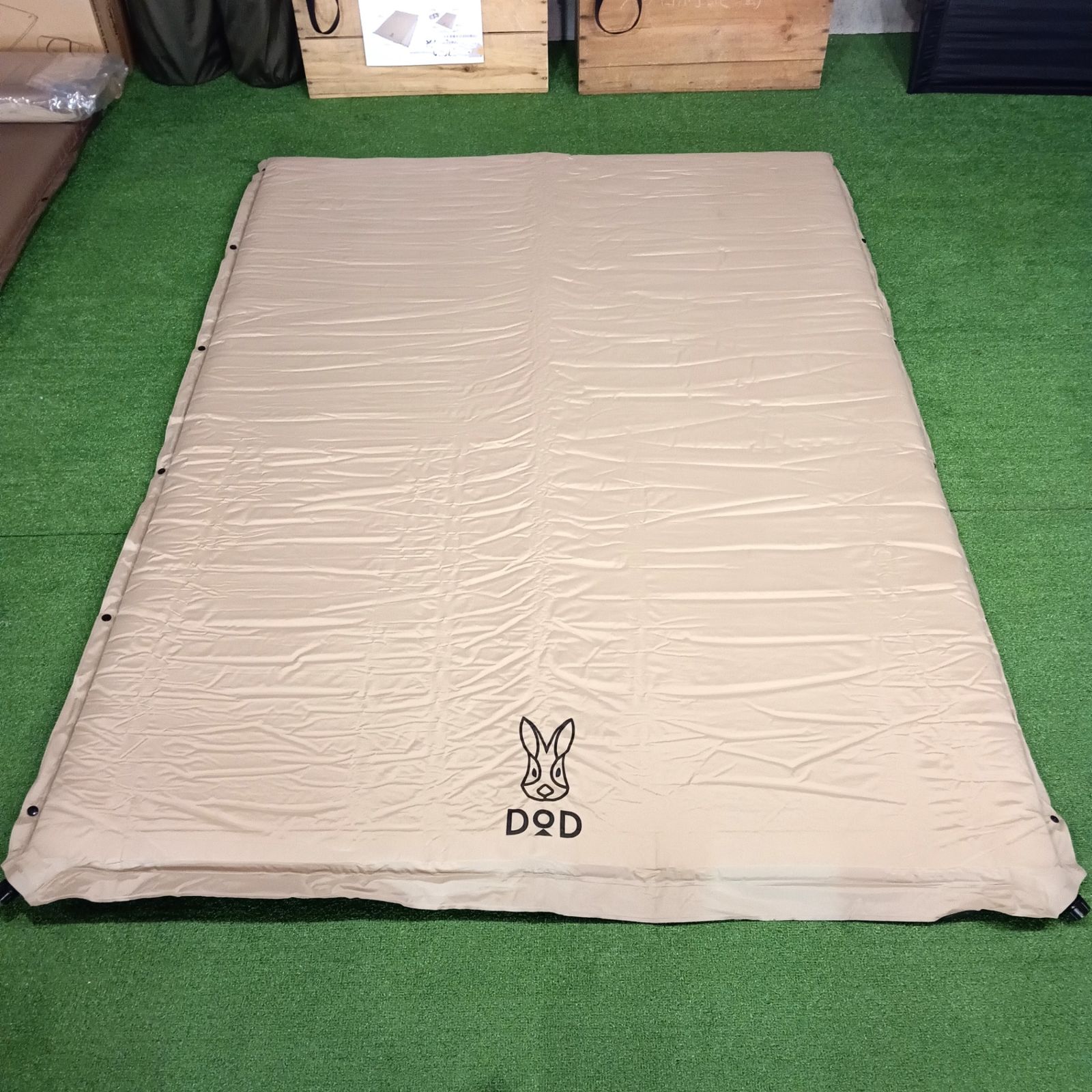 ◇DOD(ディーオーディー) ソトネノサソイ L 丸洗いシーツ付き W140