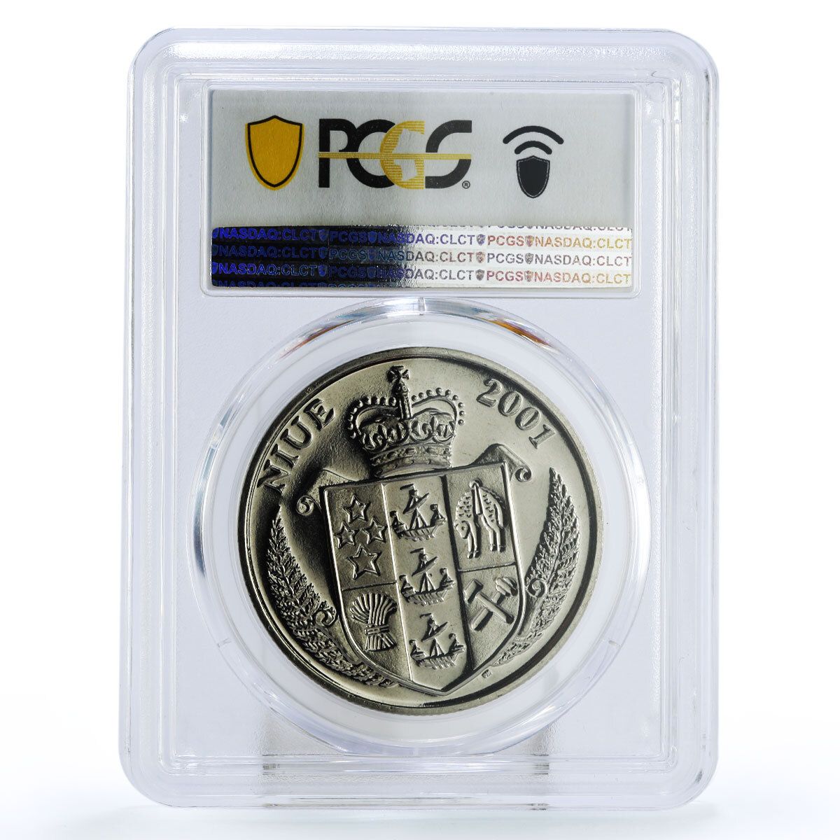 ニウエ 1ドル ポケモン フシギダネ MS66 PCGS 銅ニッケル貨幣 2001年