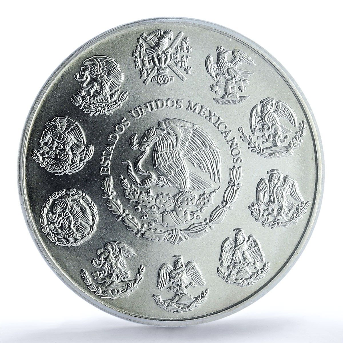 メキシコ 1オンザ・リベルタッド 独立の天使 KM-639 MS 67 PCGS 銀貨