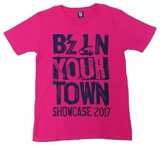 中古】Tシャツ(男性アイドル) B'z ツアーTシャツ ピンク Lサイズ 「B'z
