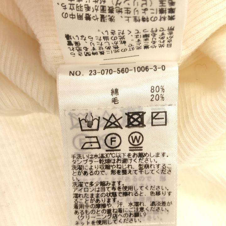 L'Appartement (アパルトモン) Hello, Bonjour! RIB LONGSLEEVE T