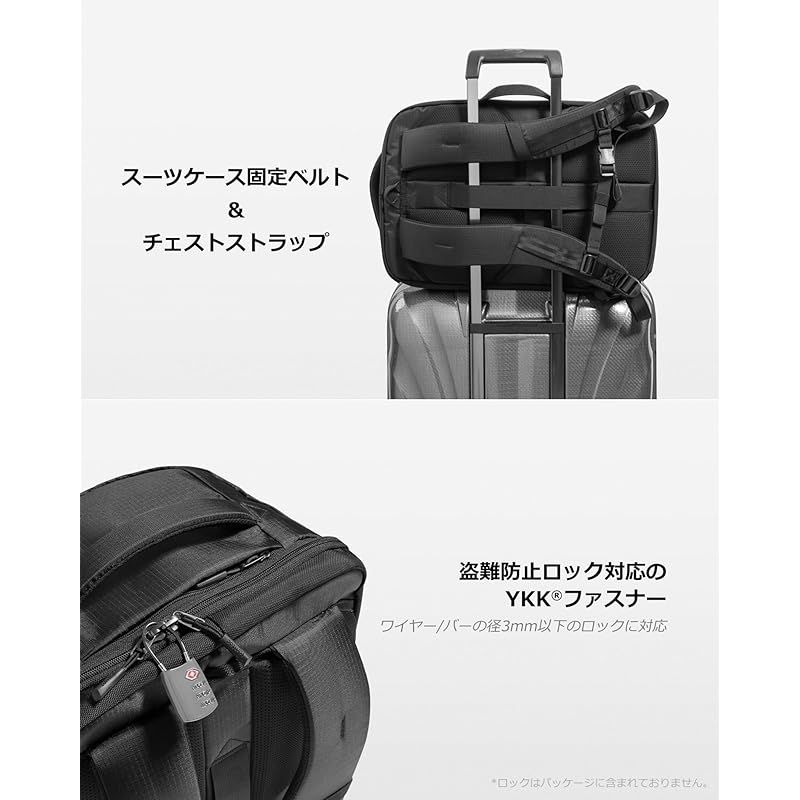 新着商品】[tomtoc] 旅行 リュック 大容量 40L 機内持ち込み ビジネス