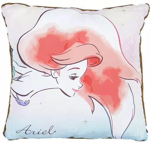 中古】クッション・抱き枕・本体(キャラクター) アリエル クッション