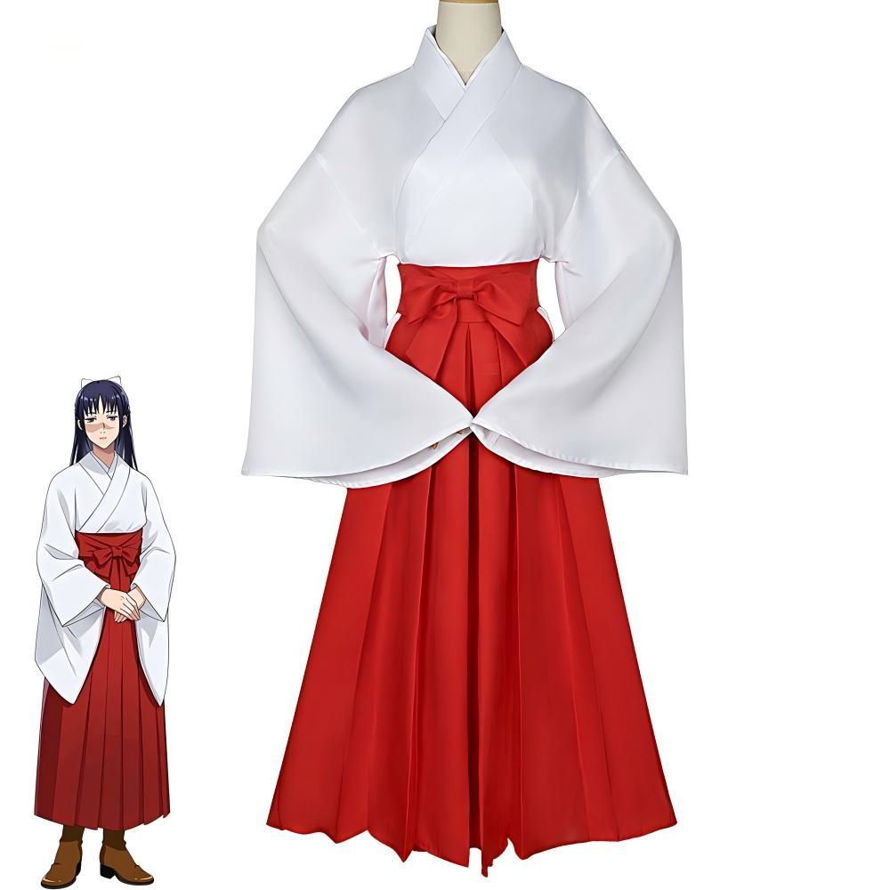 呪術廻戦 庵歌姫 コスプレ 衣装 4点セット 巫女服 袴 呪術 歌姫