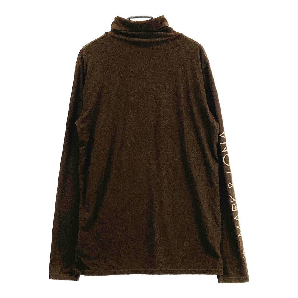 MARK & LONA ブラウン タートルネック シャツ　48 サイズ：48 MARK&LONA マークアンドロナ タートルネック長袖Tシャツ