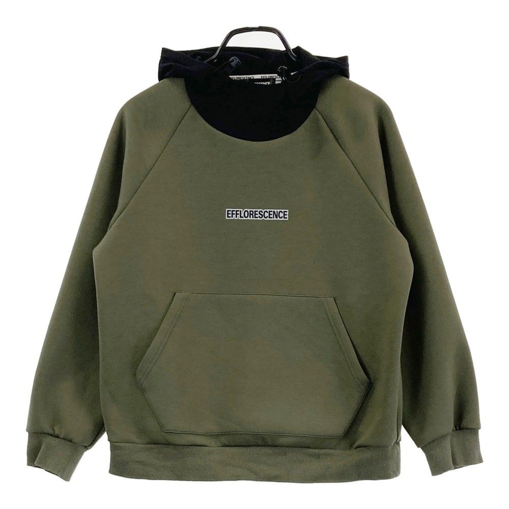 サイズ：XS EFFLORESCENCE エフロレッセンス パーカー カーキ系