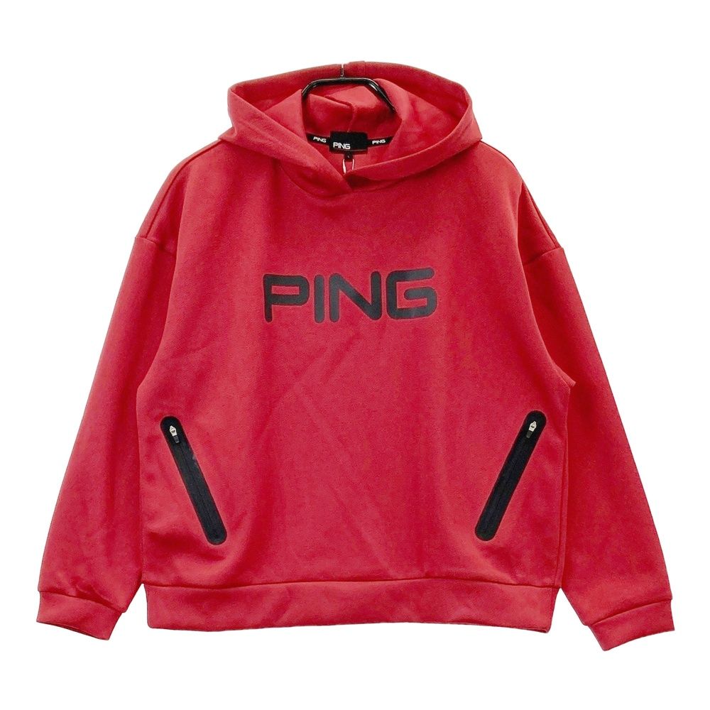 サイズ：L PING ピン 2022年 長袖パーカー  レッド系 [240101513808] ゴルフウェア レディース ストスト