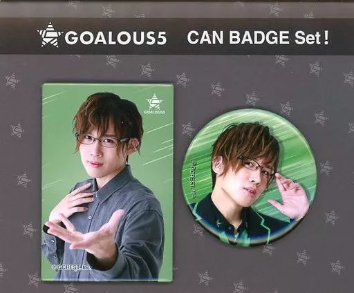 中古】バッジ・ピンズ 小松昌平(GOALOUS5) 缶バッジセット(2個組) Get