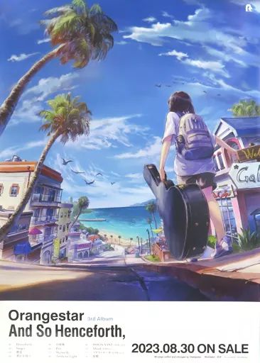 中古】ポスター B2販促ポスター Orangestar 「CD And So Henceforth