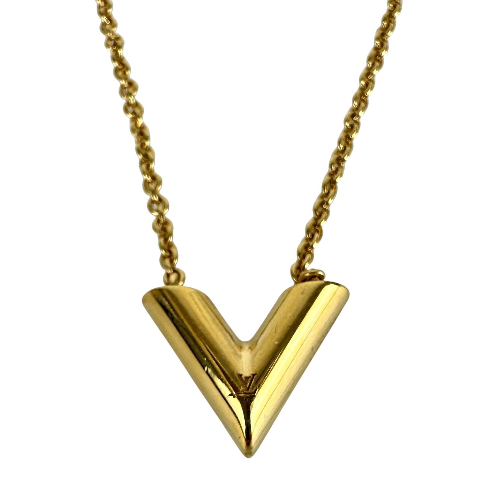 Louis Vuitton】ルイ・ヴィトン ネックレス・エセンシャルV M00857