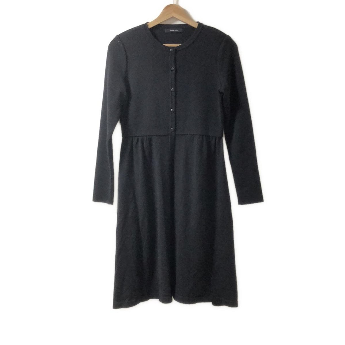 Rene(ルネ) カーディガン サイズ36 S レディース美品 - 黒 長袖/ロング