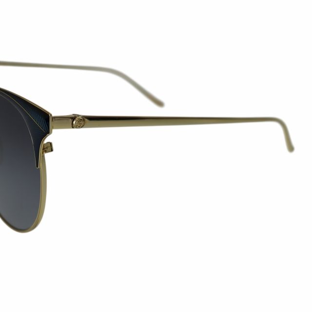 グッチ GUCCI Round Gold Frame Gray Lens ラウンド ゴールド フレーム