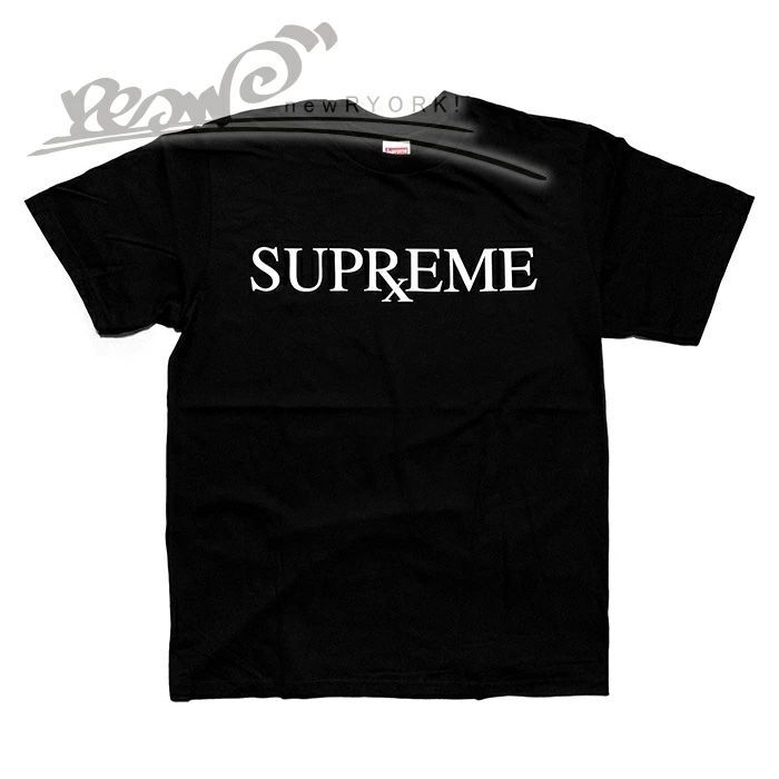 送料無料 メンズ Tシャツ ブラック Supreme シュプリーム RX Tee