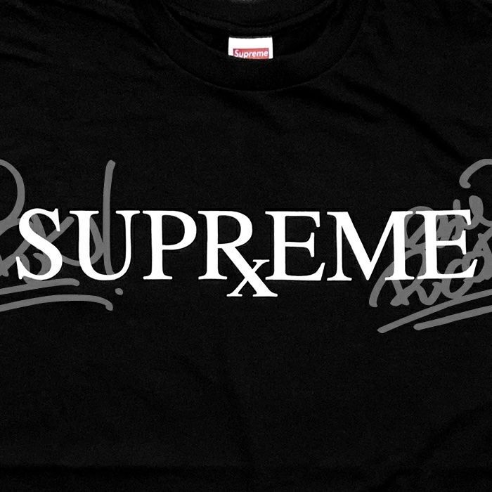送料無料 メンズ Tシャツ ブラック Supreme シュプリーム RX Tee