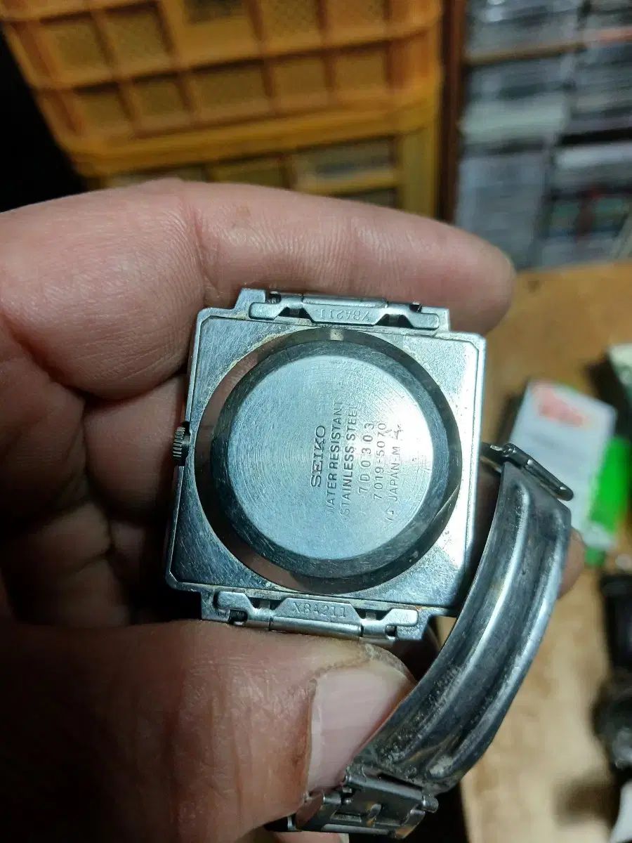  セイコー アクティス スクエア ヴィンテージ オートマチック時計 春夏対応 自動巻き時計 腕時計(アナログ)