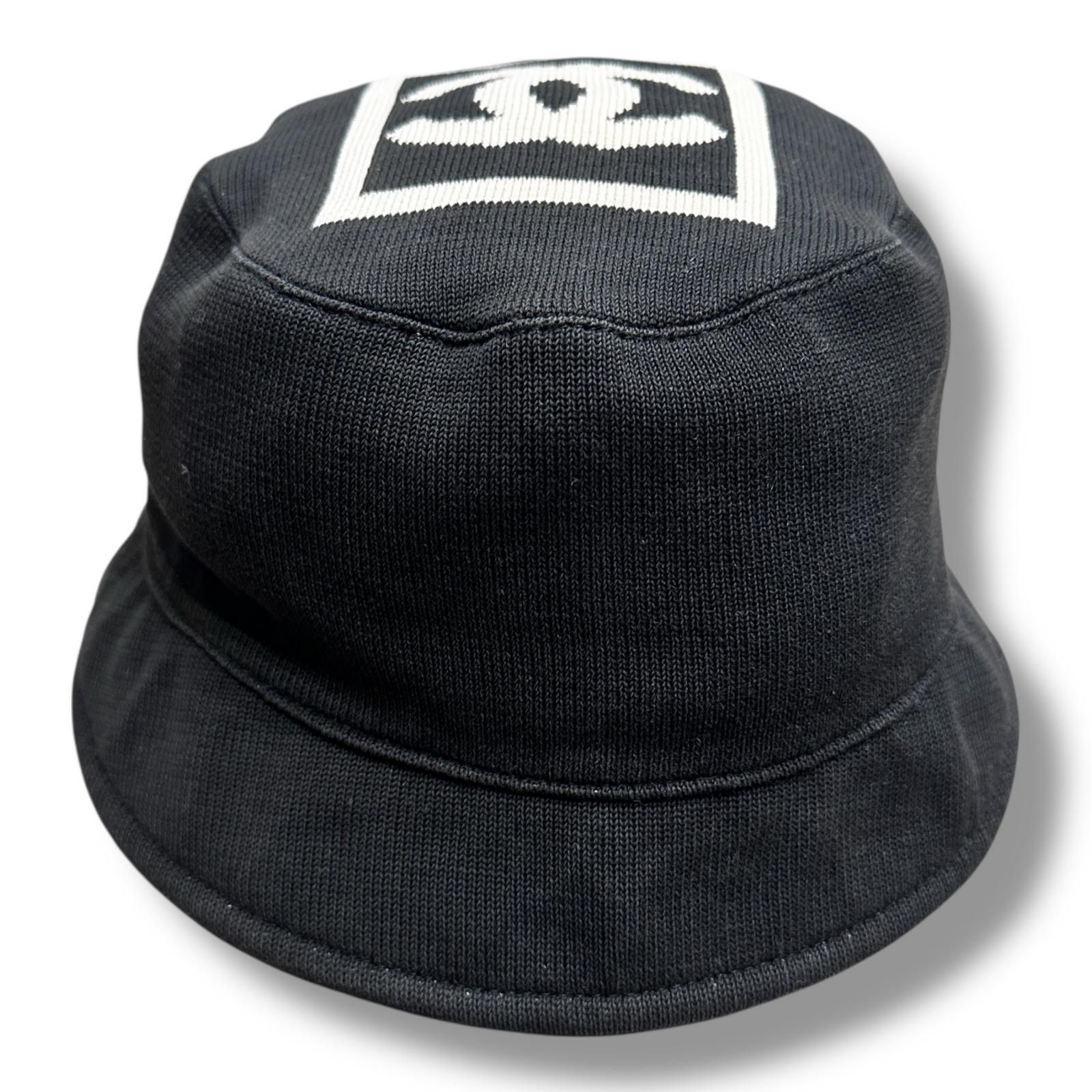 CHANEL ココマークバケットハット 帽子 シャネル ブラック M （8471M