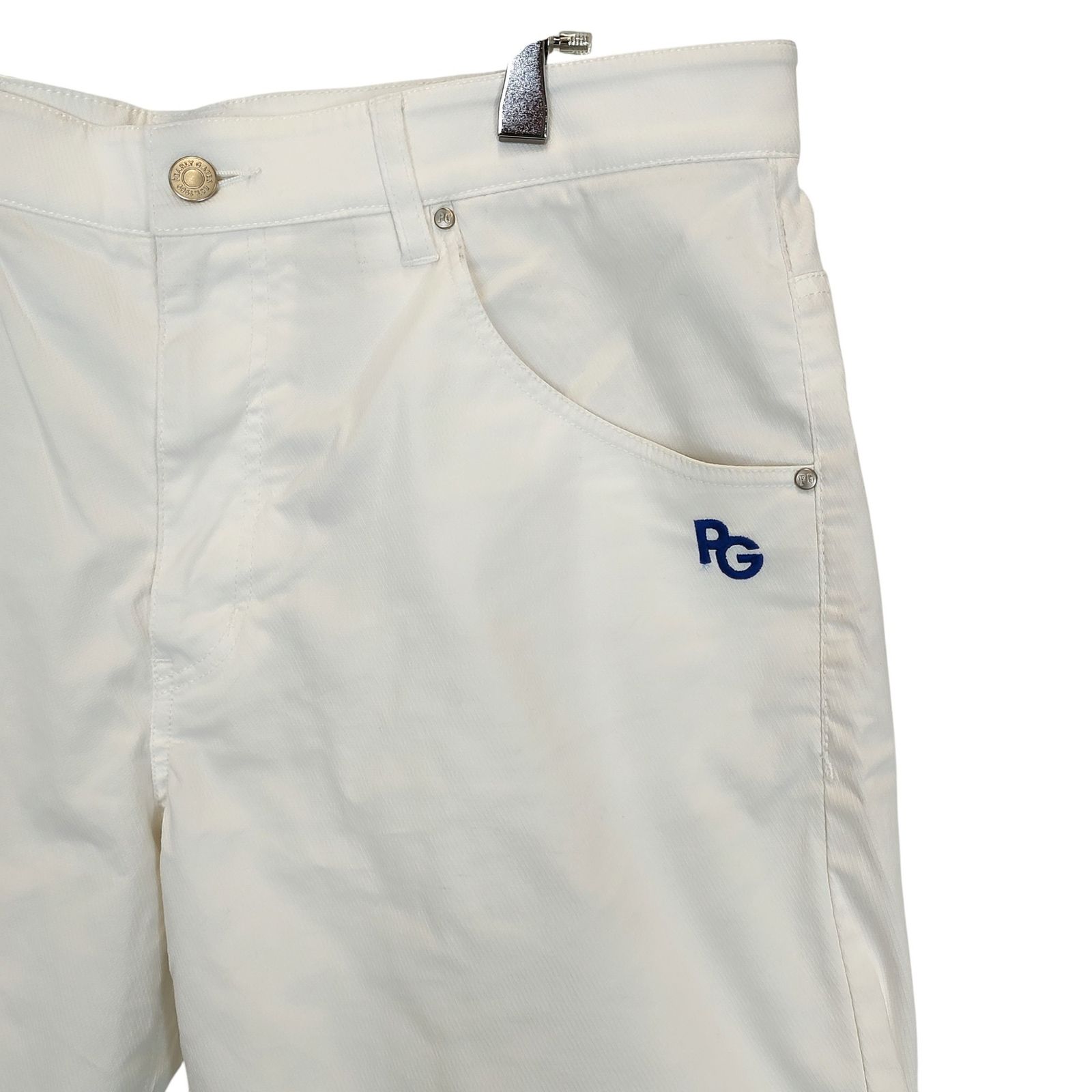 PEARLY GATES パーリーゲイツ ゴルフ 23SS 変形 ドビーカルゼ ショート