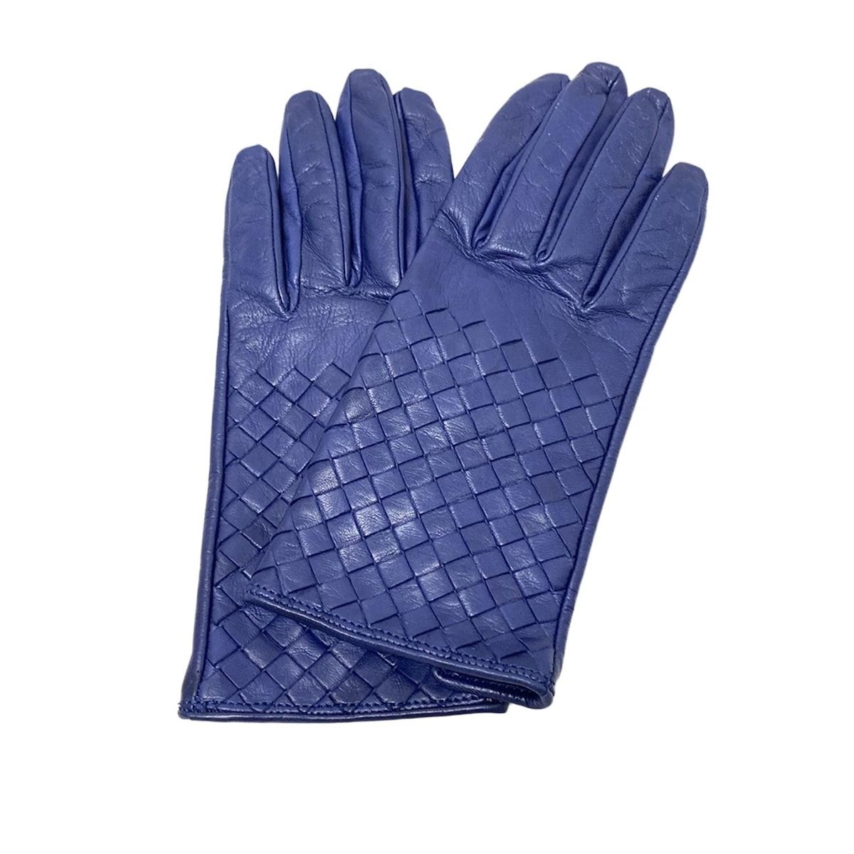 BOTTEGA VENETA(ボッテガヴェネタ) 手袋 レディース - ネイビー