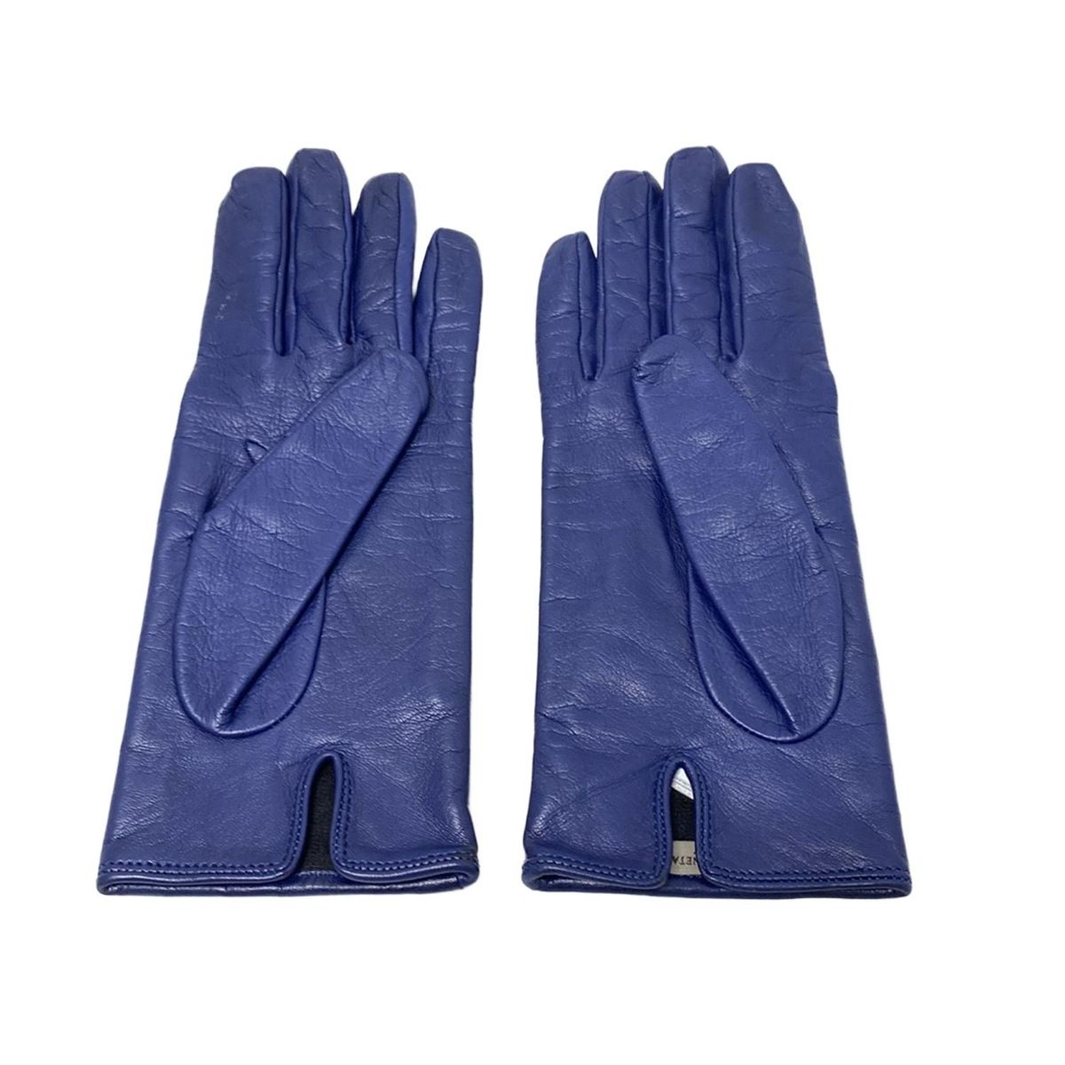 BOTTEGA VENETA(ボッテガヴェネタ) 手袋 レディース - ネイビー