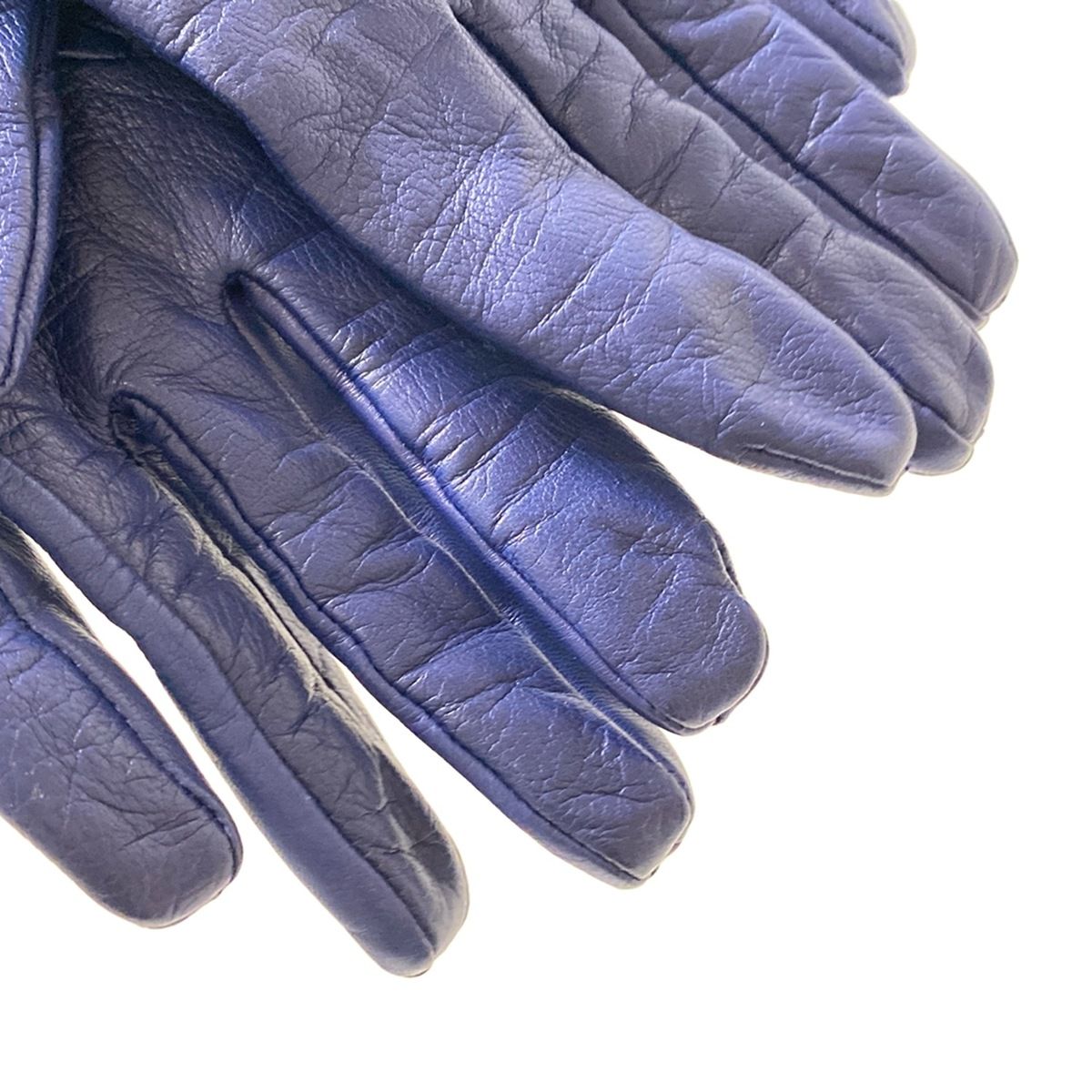 BOTTEGA VENETA(ボッテガヴェネタ) 手袋 レディース - ネイビー