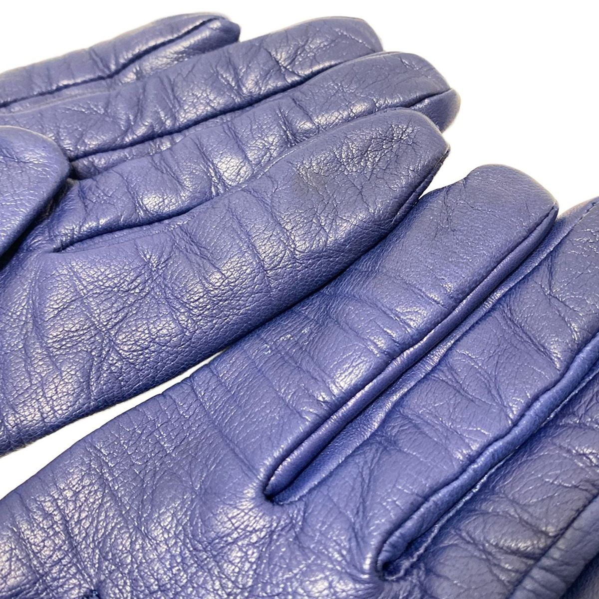 BOTTEGA VENETA(ボッテガヴェネタ) 手袋 レディース - ネイビー