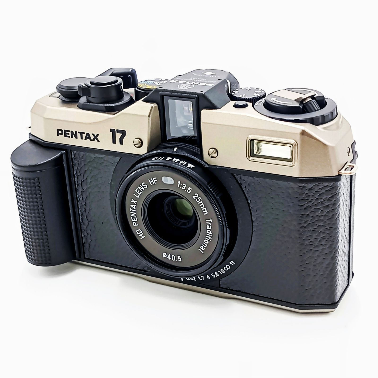 |中古-美品| PENTAX PENTAX 17 ダークシルバー | Serial#:9024209 ハーフサイズレンズシャッターフィルムカメラ | 動作確認済
