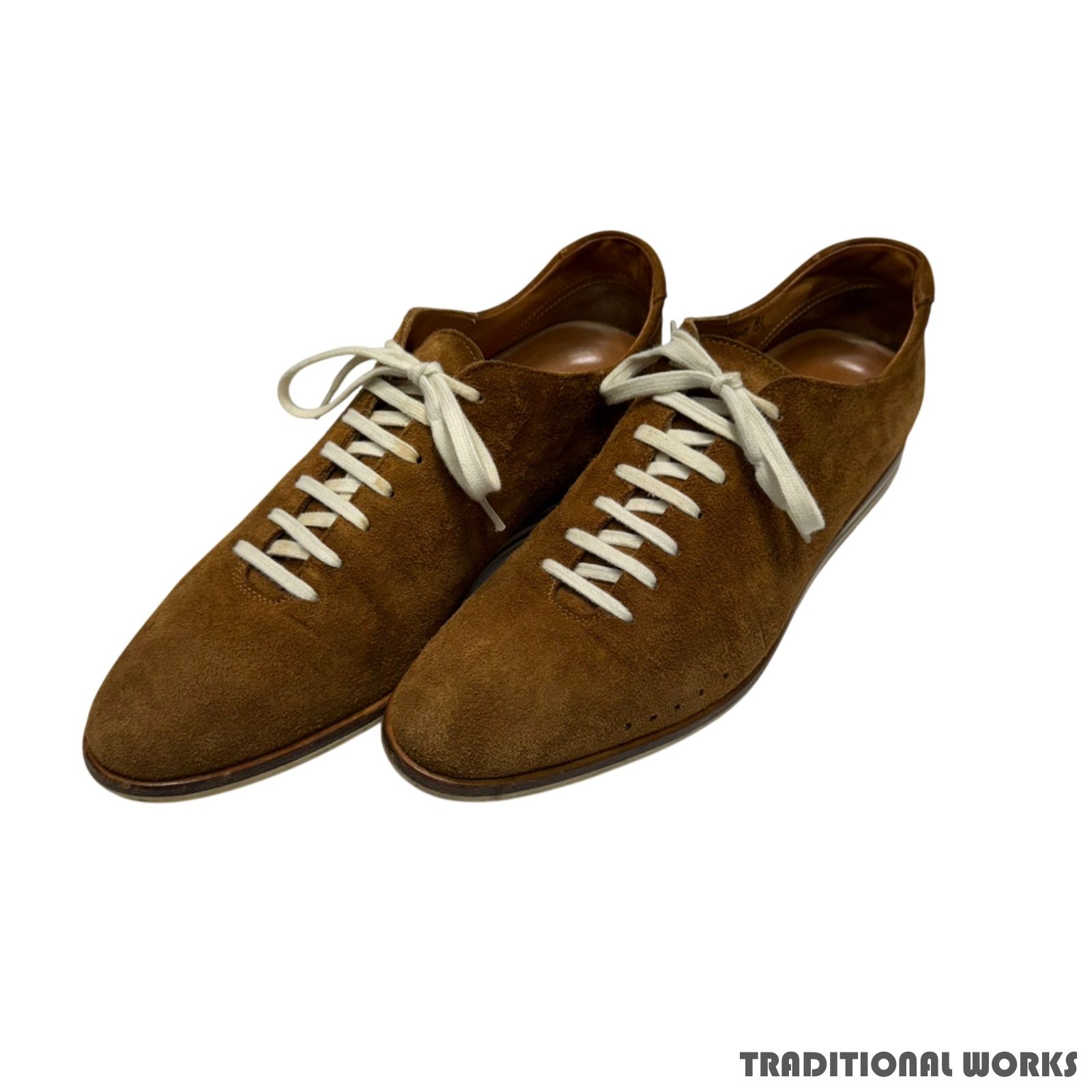 JOHN LOBB ジョンロブ 箱付き SPRINT スエードスニーカー シナモン 8.5 
