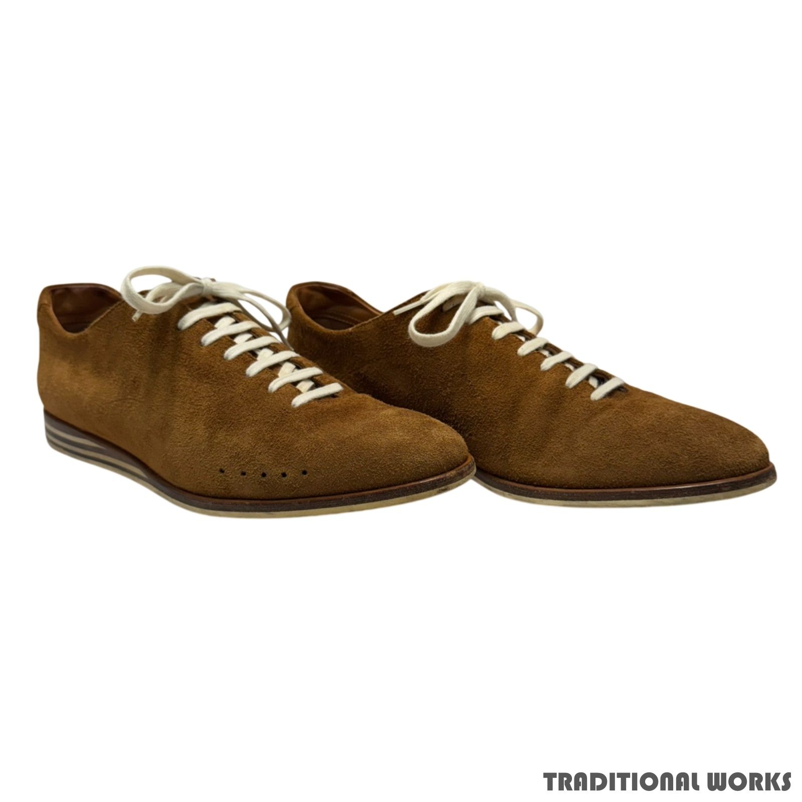 JOHN LOBB ジョンロブ 箱付き SPRINT スエードスニーカー シナモン 8.5 