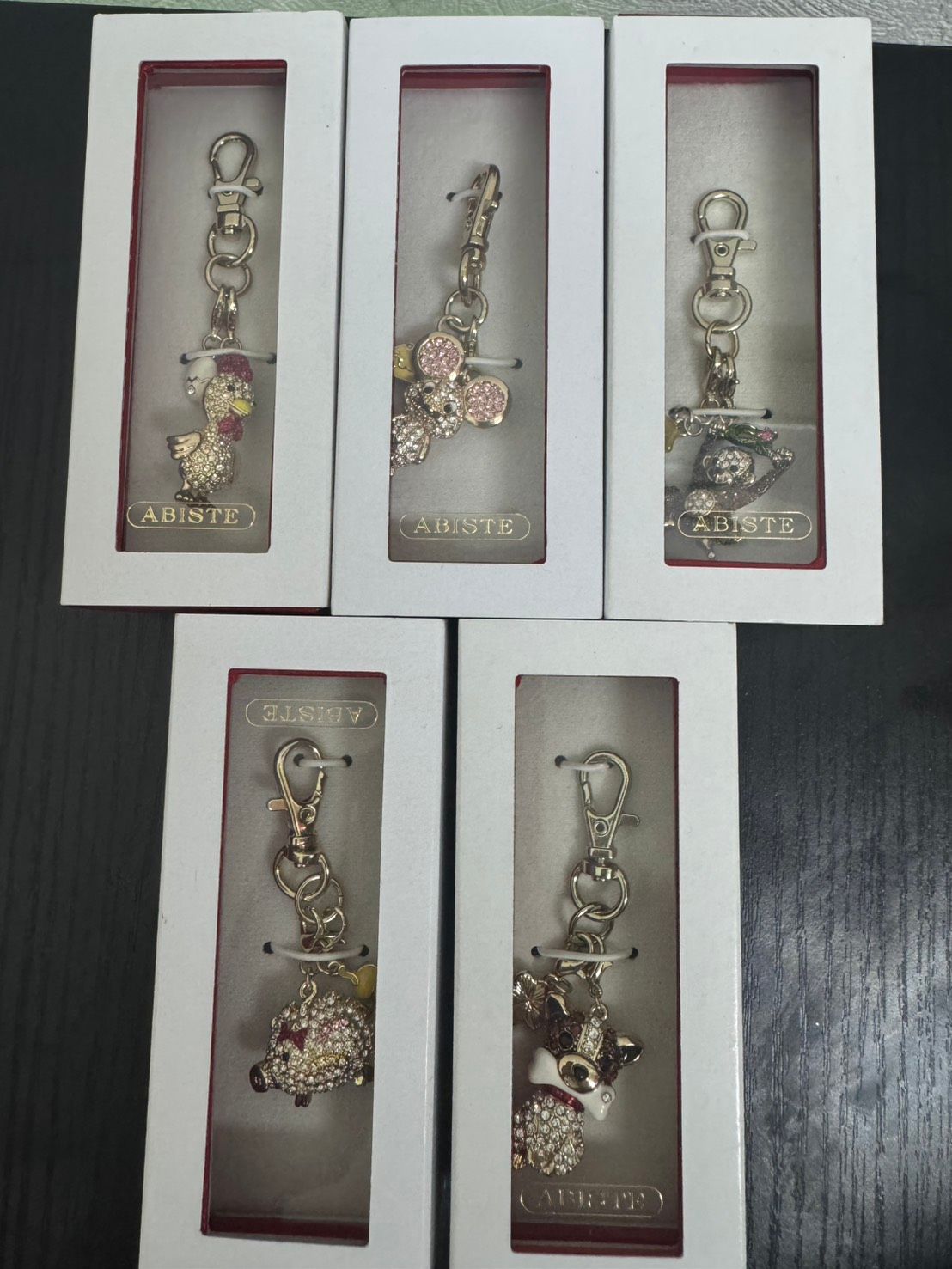 超希少 程度良好 送料込み まとめ売り】ABISTE キーホルダー ライン