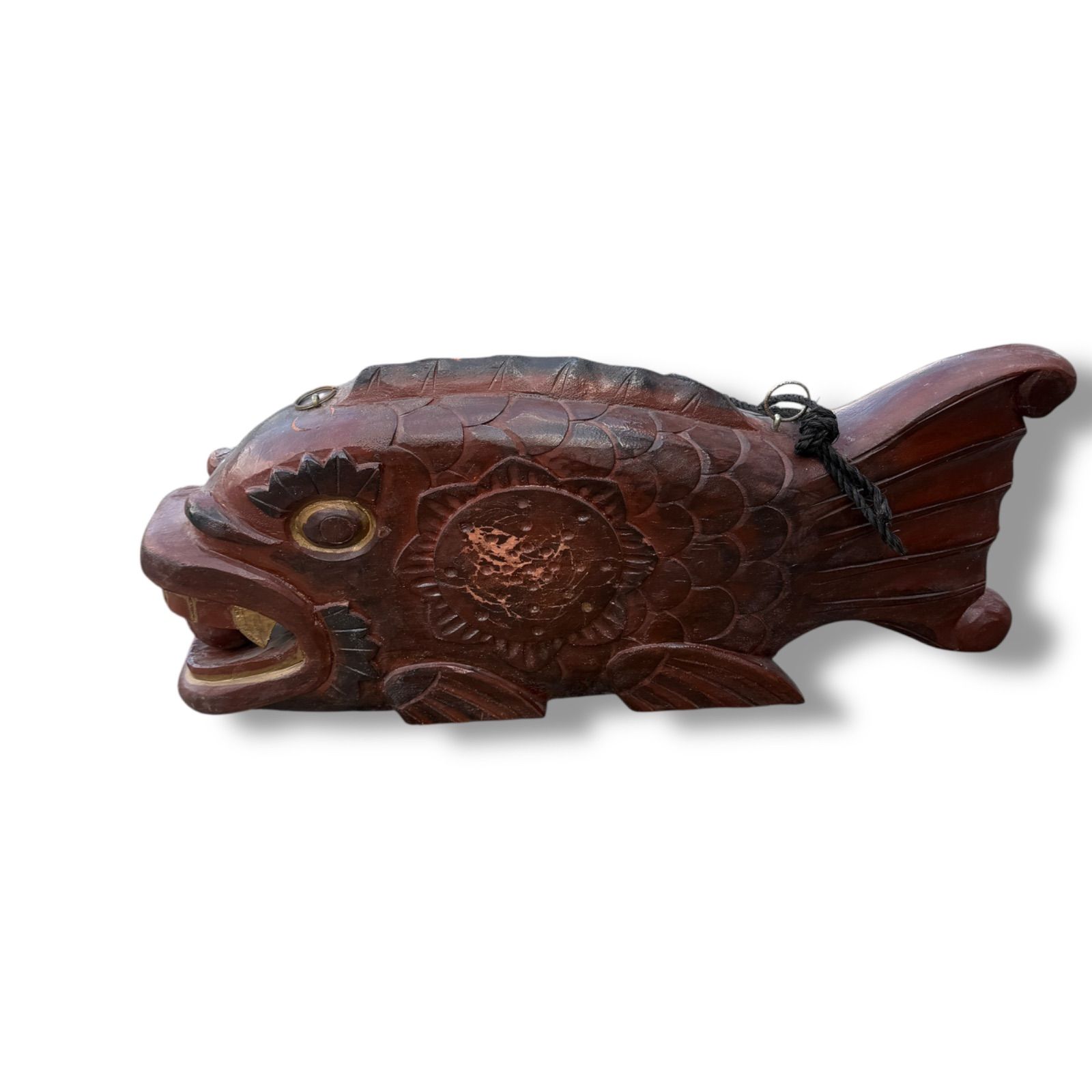 時代物 魚板（ぎょばん）、魚鼓（ぎょく）、開（かいぱん）/ 木製 仏具