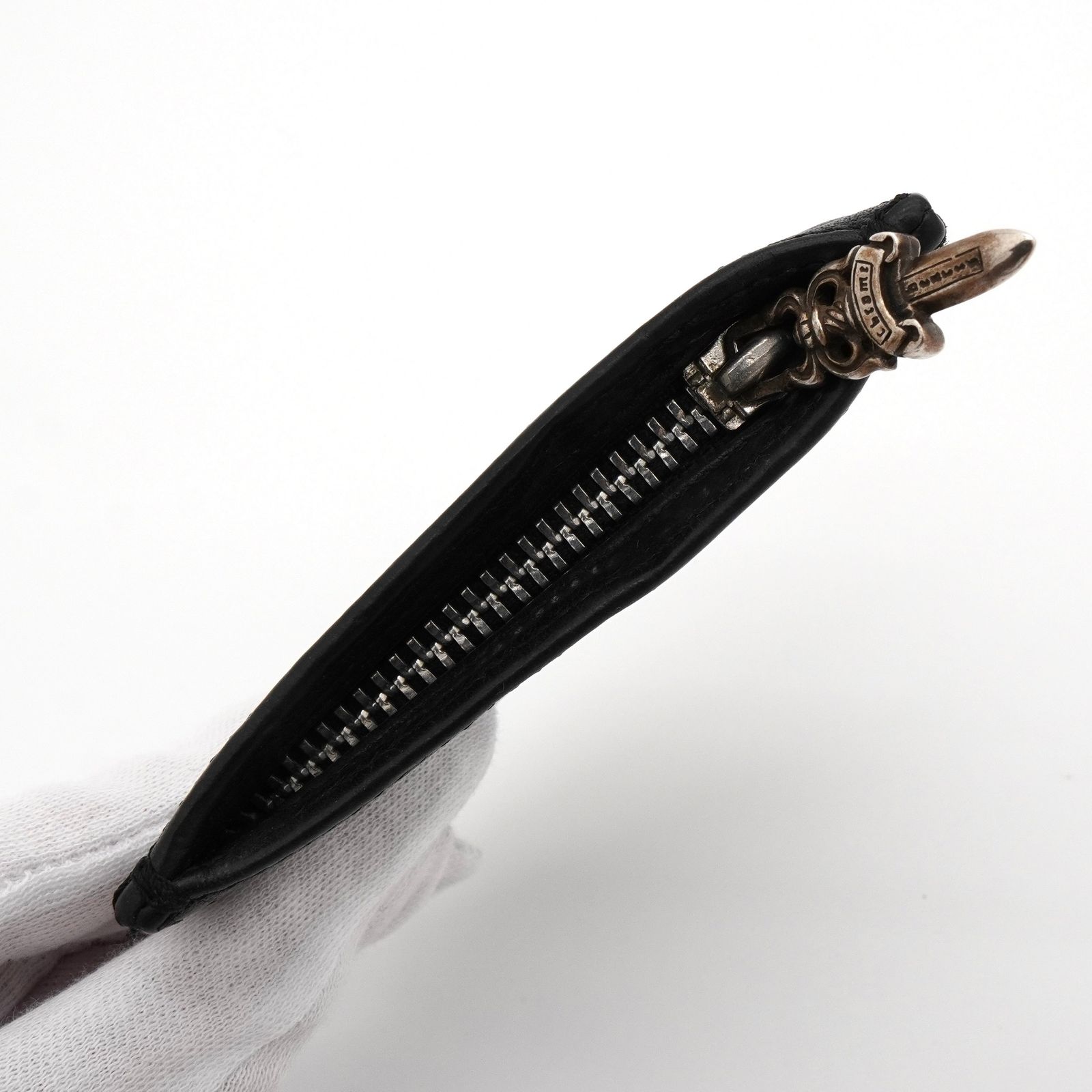 クロムハーツ ZPR CHING 3×4 ジッパーチェンジパース レザー コイン