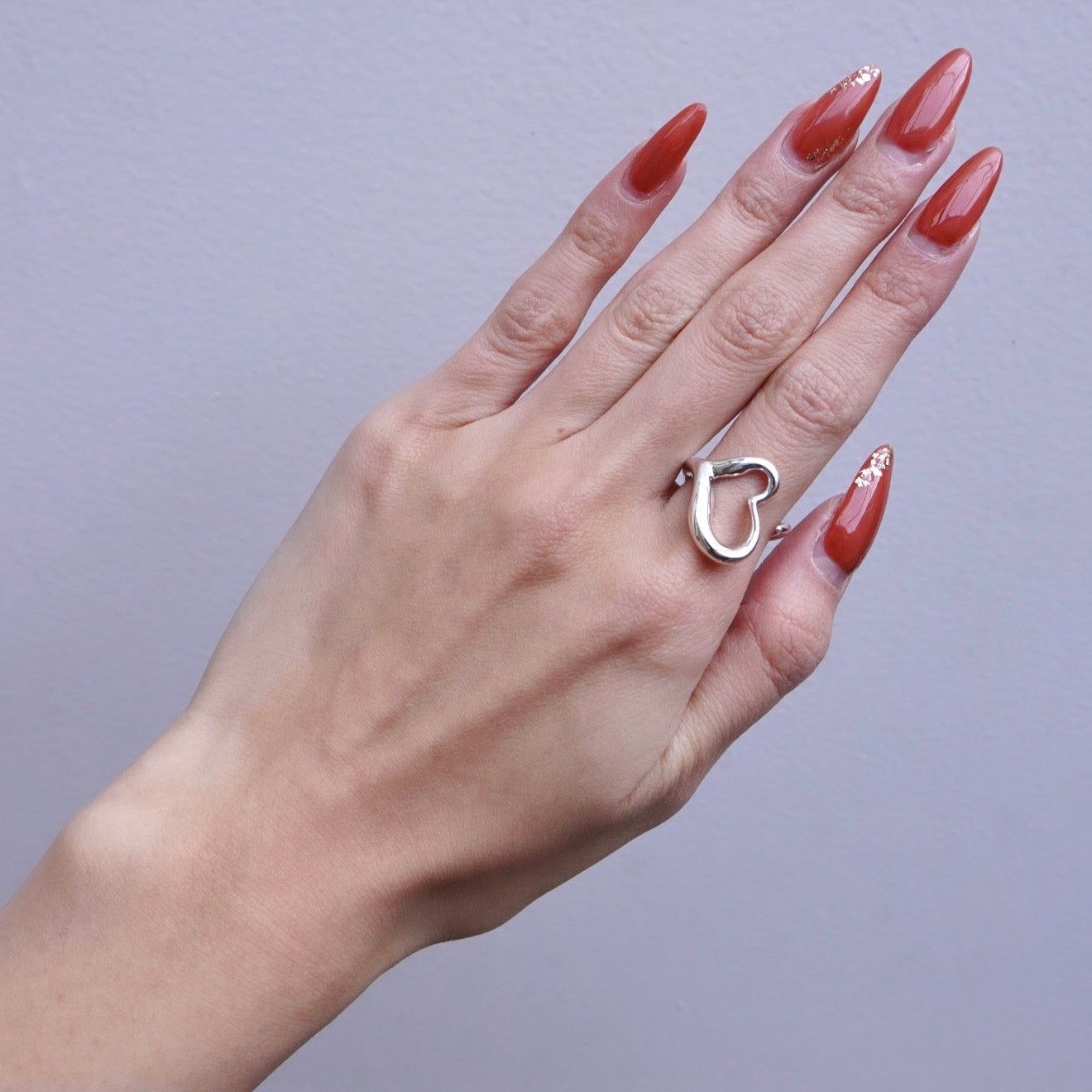 ティファニー オープンハート リング 指輪 925 13号 - メルカリ