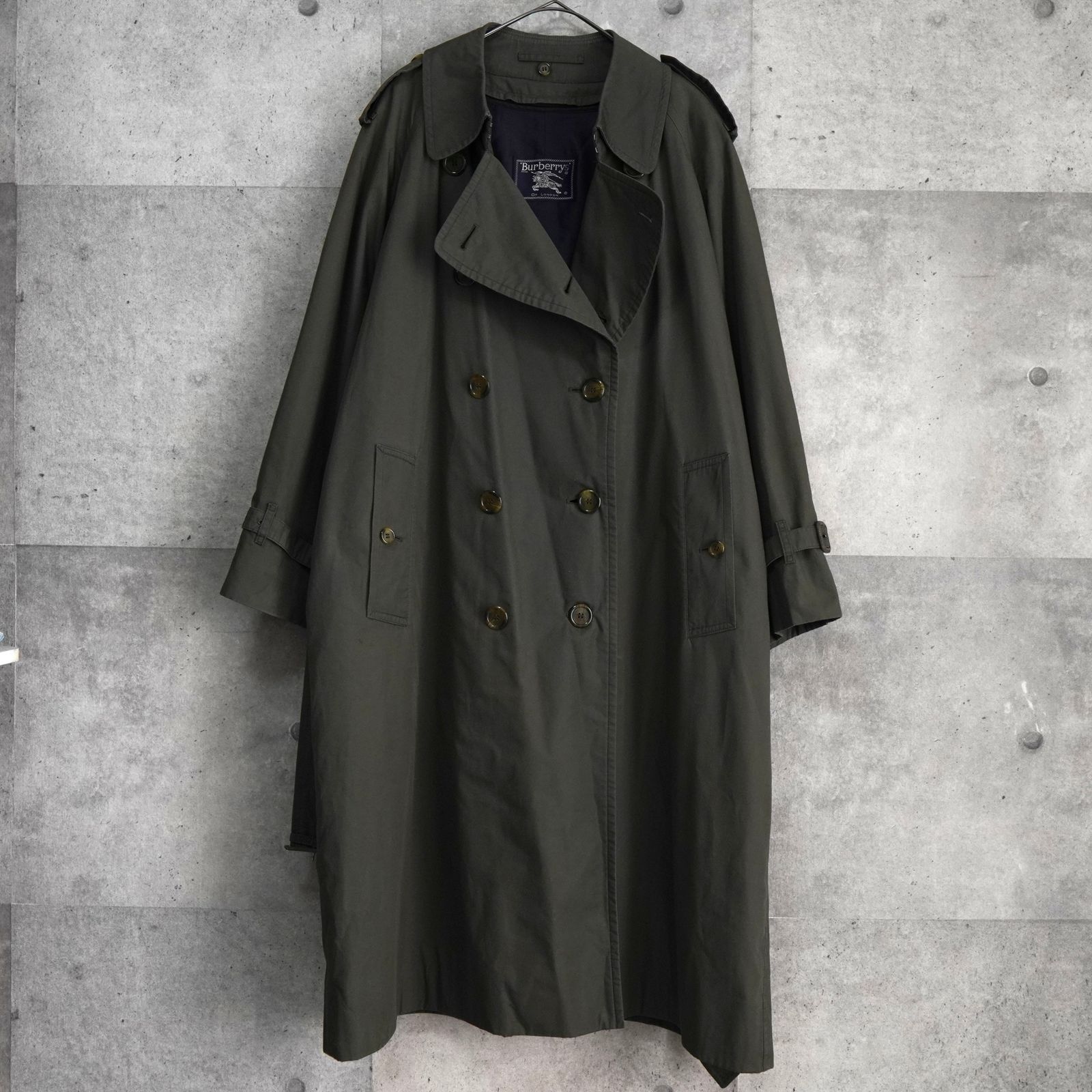 バーバリー ヴィンテージ ノバチェック裏地 ウールライナー付き