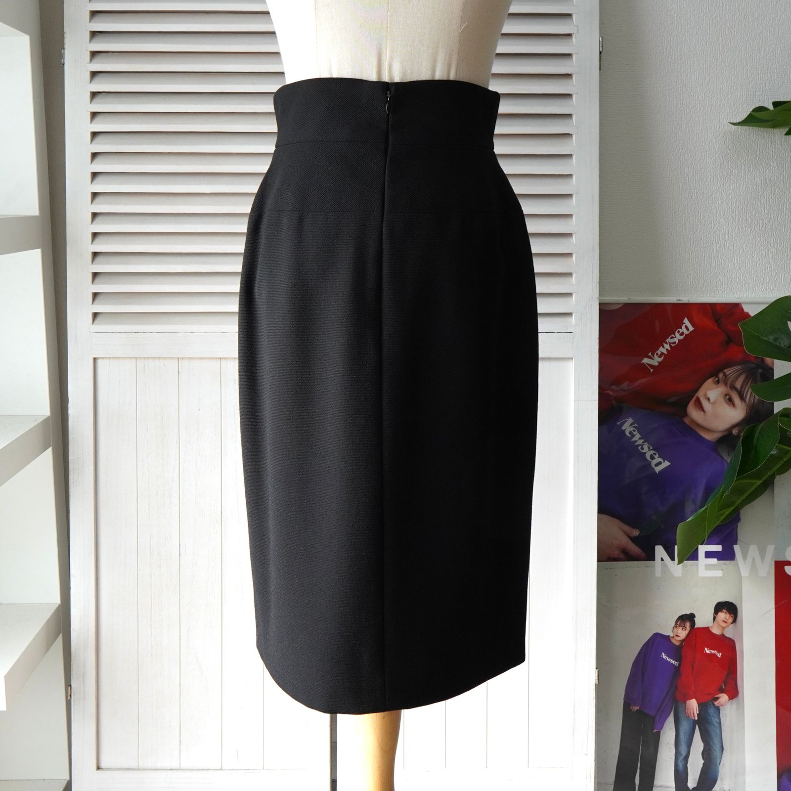 シャネル ココマーク ボタン タイトスカート ブラック レディース