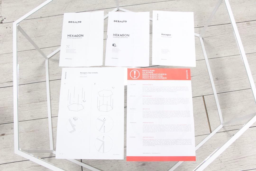 展示極美品】DESALTO HEXAGON 690 ヘキサゴン テーブル - メルカリ