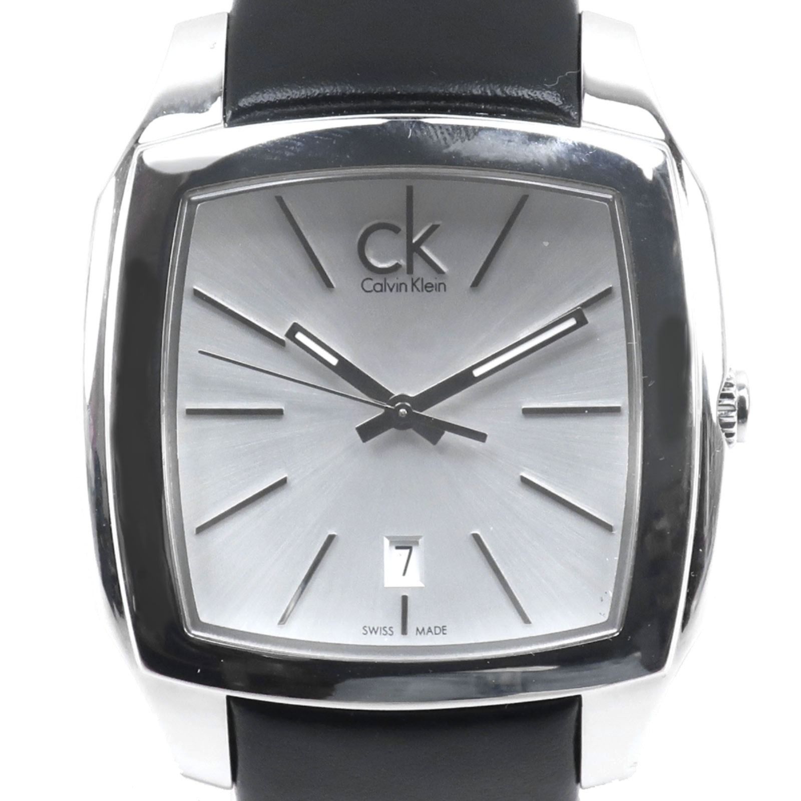 カルバンクライン Calvin K2K211 Klein K22411 SS シルバー⁄黒 