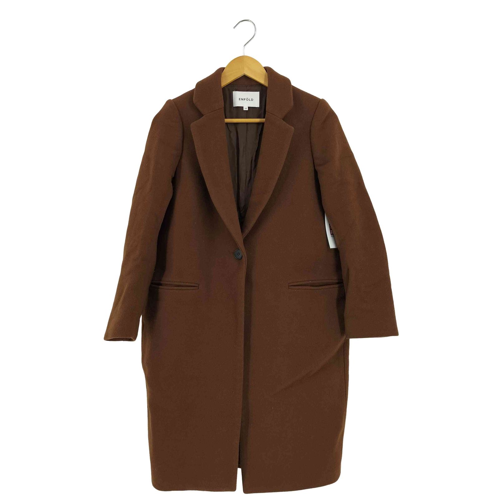 エンフォルド ENFOLD ウールチェスターコート レディース 36 - メルカリ