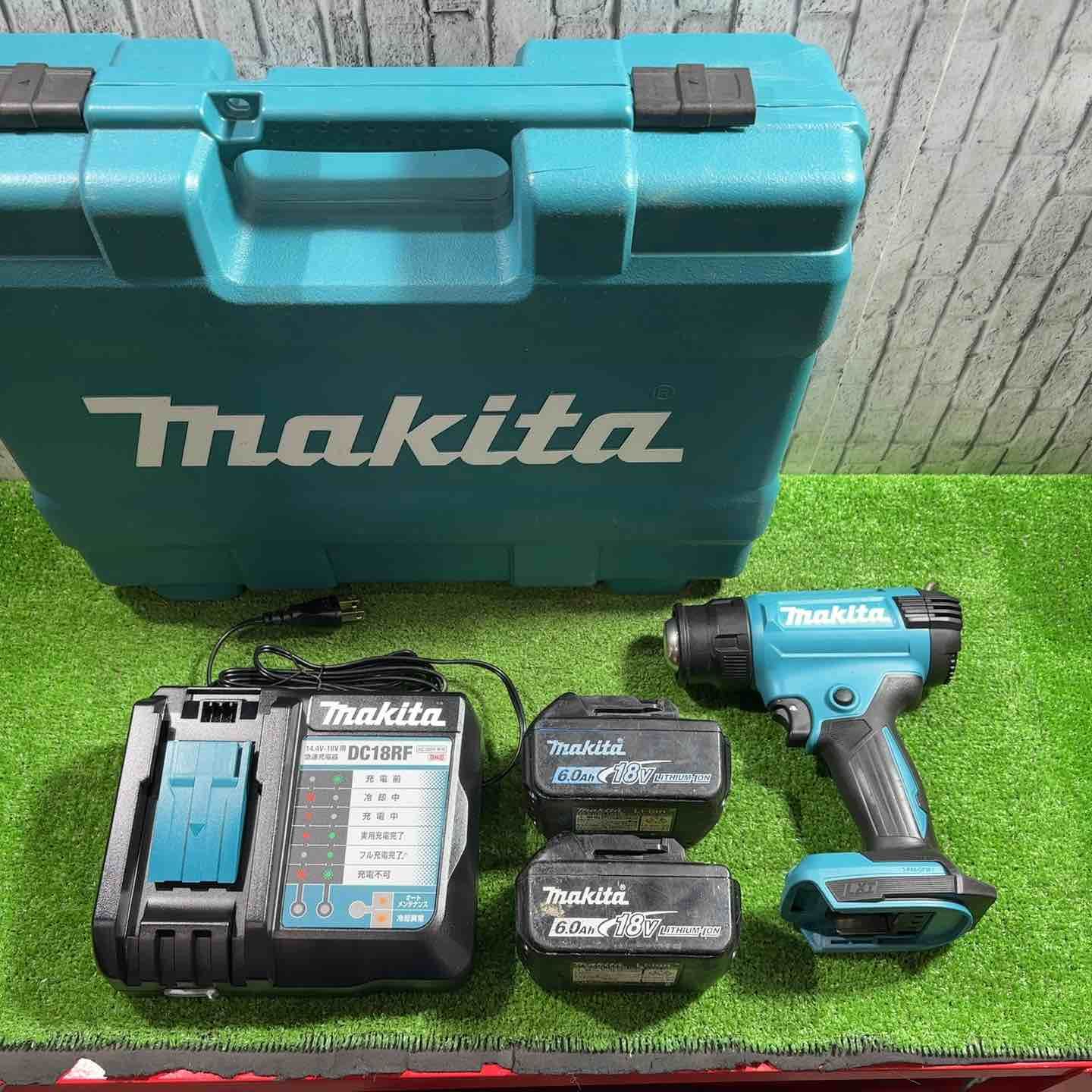 美品】マキタ(makita) 18V 充電式ヒートガン HG181DZK バッテリBL1860B 