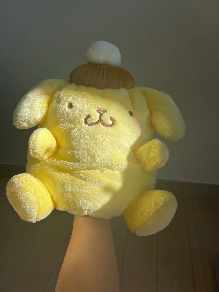 クラシック 冬 ポンポン ポムポムプリン ハンドパペット